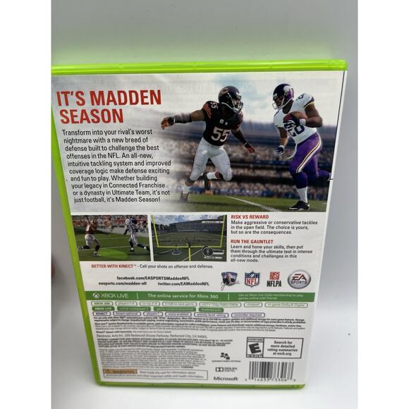 Madden NFL 15 (Microsoft Xbox 360, 2014) W/Insert Tested - Picture 2 of 6